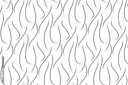 Monochrome random curve lines pattern
