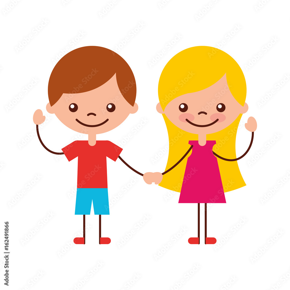 cute kids characters icon vector illustration design cute kids characters icon vector illustration design