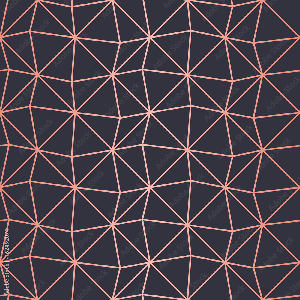 Geometric pattern consisting of lines. Trendy Copper Metallic look. Geometric pattern consisting of lines. Trendy Copper Metallic look.
