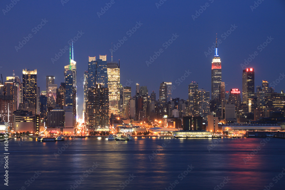 New-York winter Skyline