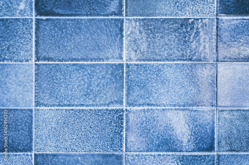 Ceramic blue wall