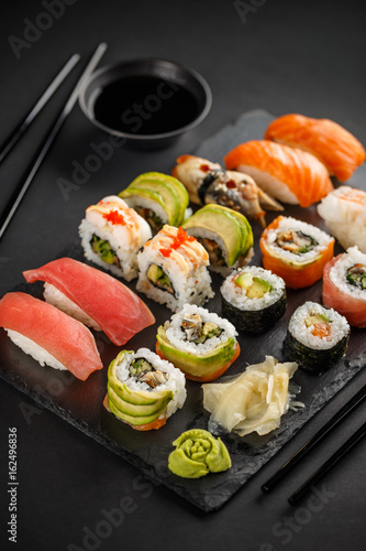 Sushi and Sashimi rolls