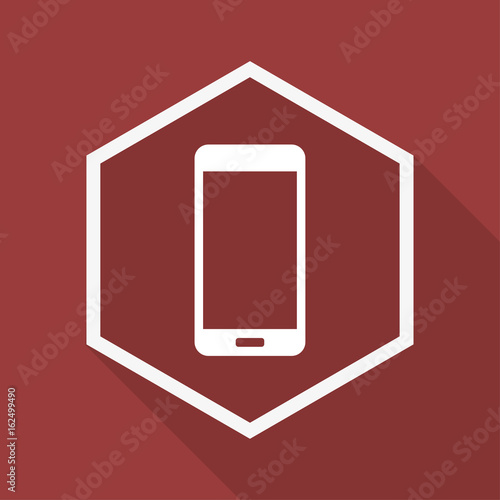 Poly Button mit Schatten - Smartphone