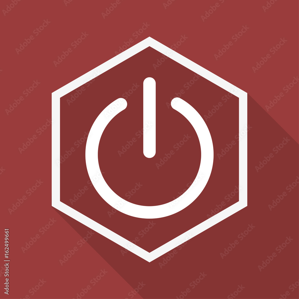Poly Button mit Schatten - Schalter zum Ausschalten Poly Button mit Schatten - Schalter zum Ausschalten