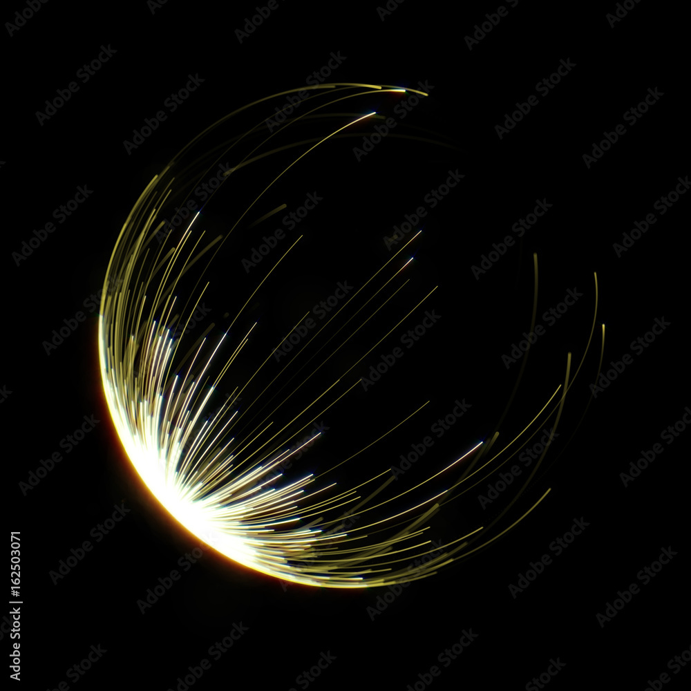 Abstract gold light effect background. Stock Illustration Adobe Stock