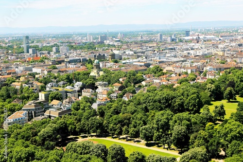 Obraz na płótnie Mannheim von oben