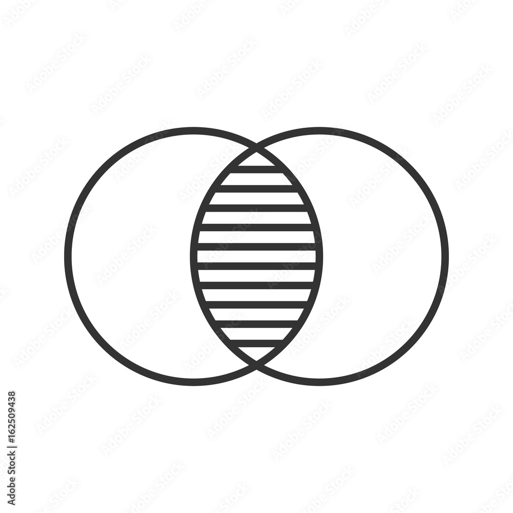 Merging linear icon Merging linear icon