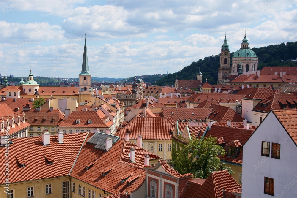 Lesser Town roofs, Prague, Czech Republic