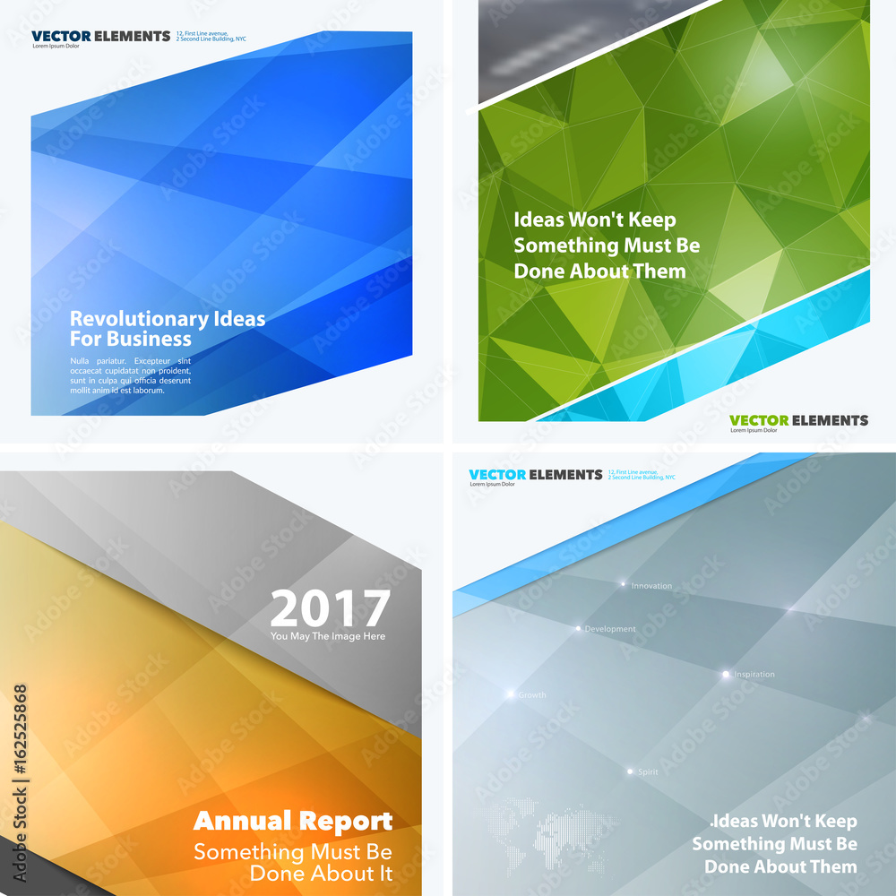 Naklejka premium Abstract vector design elements for graphic layout.