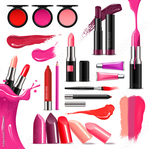 Lip Makeup Color Realistic Collection 