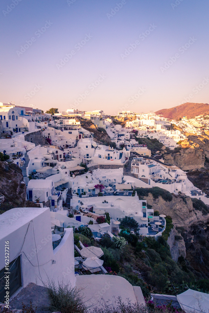 Fototapeta premium View of Oia in Santorini