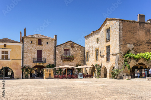 The Dordogne village Montpazier in south east France