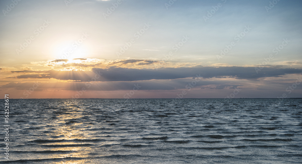  sunset on the sea