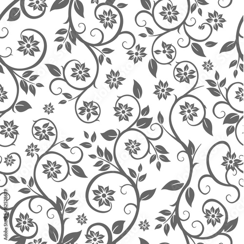Seamless floral pattern repeating tiles backdrop background