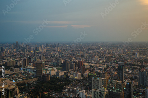 Views of Bangkok in Baiyoke Sky Hotel