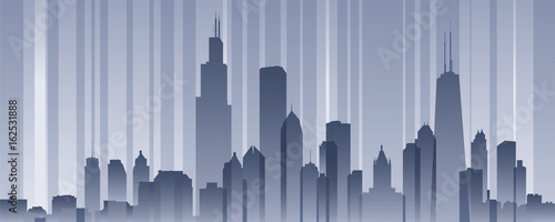 A two-panel cartoon house falling and crashing on the ground.