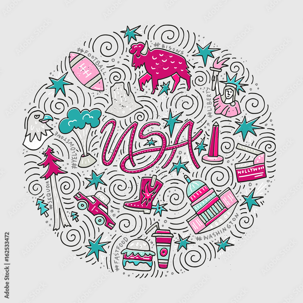 Usa vector concept Usa vector concept