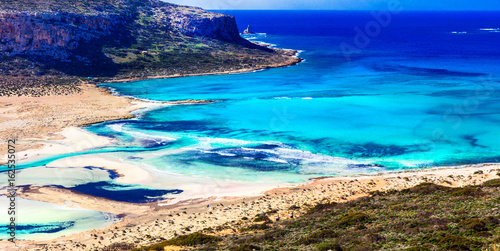 Greece - most beautiful beaches series - Balos bay in Crete island © Freesurf