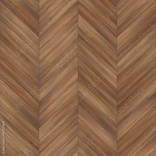 Seamless wood parquet texture (chevron brown)