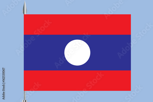 Flag of Laos Free Download Flag of Laos - GFXLoad