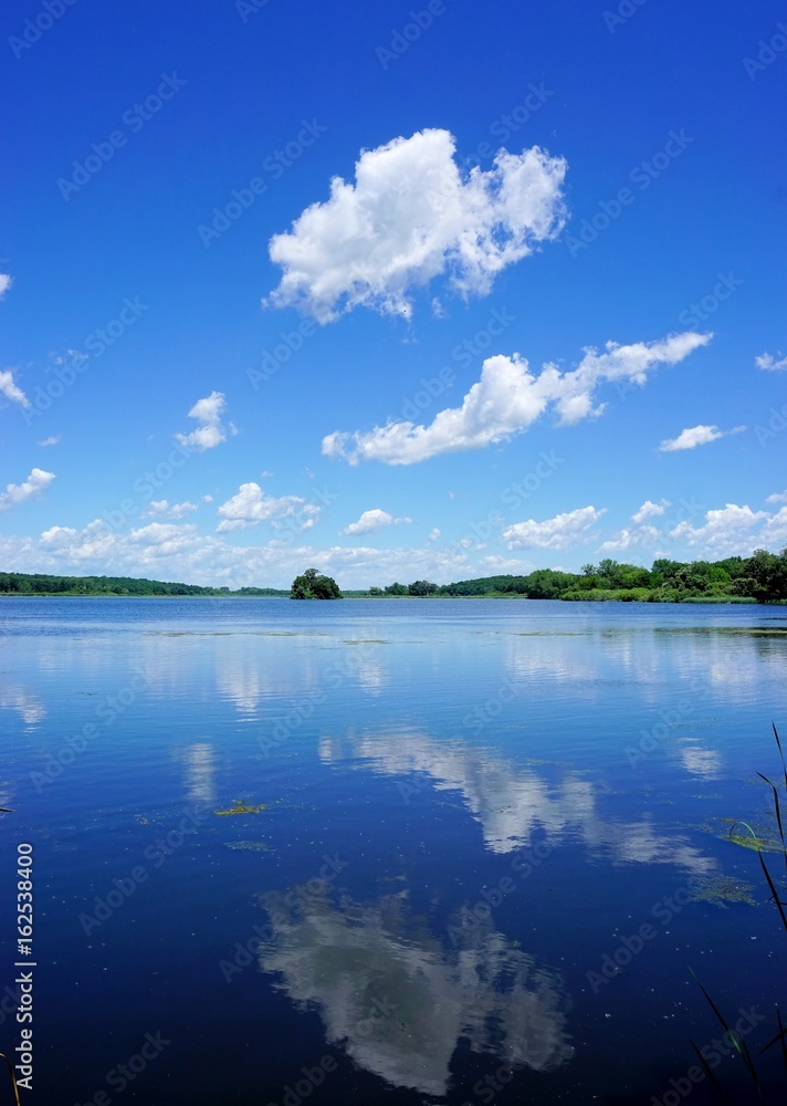 Water Reflections - A Lake on Summer