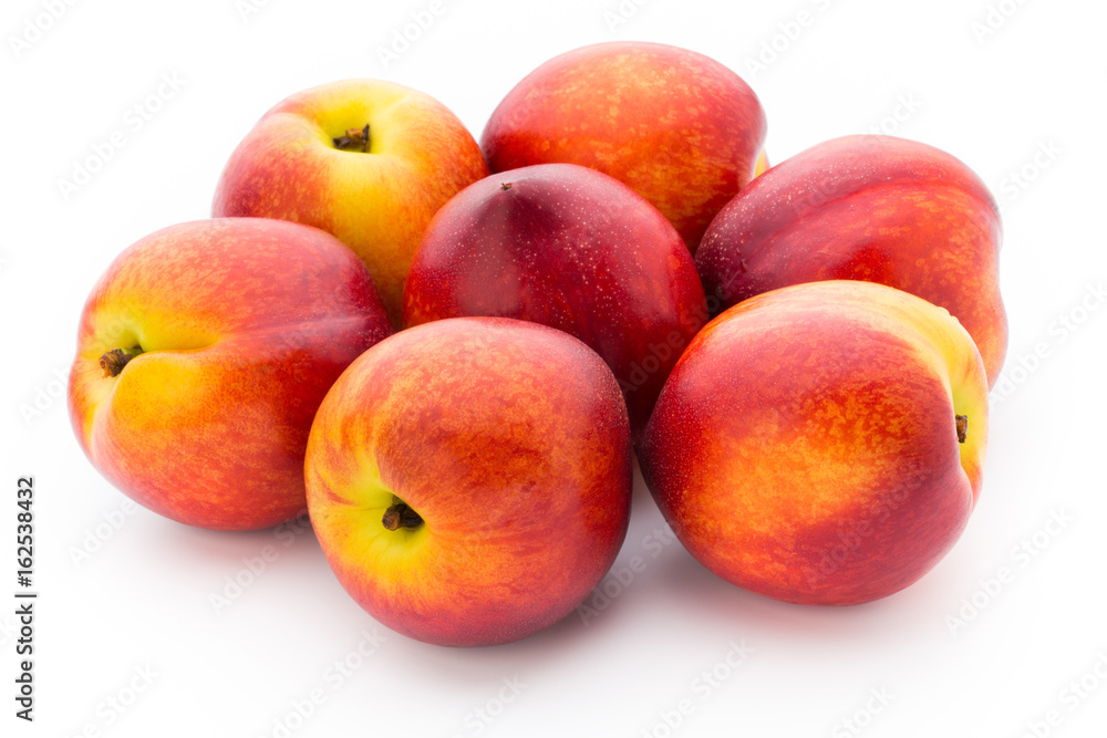 Peach. Fruit with isolated on white background. Peach. Fruit with isolated on white background.