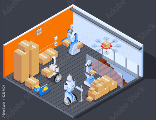 Robotic Warehouse Workers Composition
