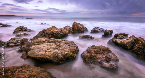 Fototapeta Naklejka Na Ścianę i Meble -  El Matador Ocean Boulders