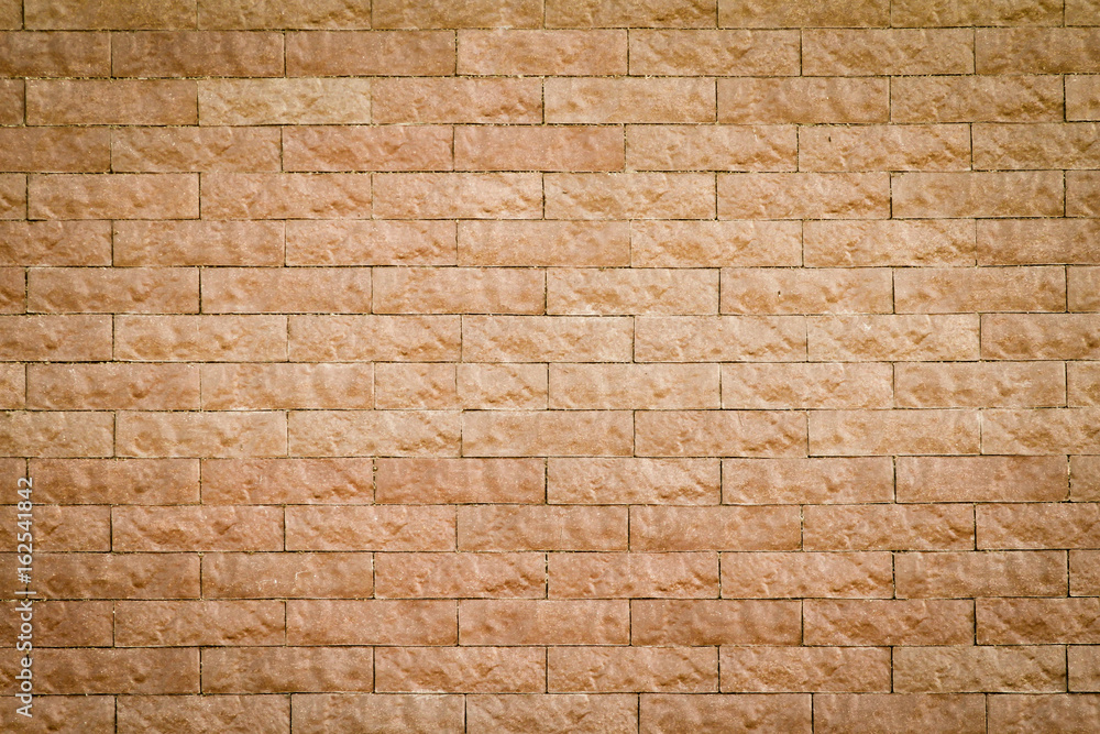 Fototapeta premium brown brick wall background. 
