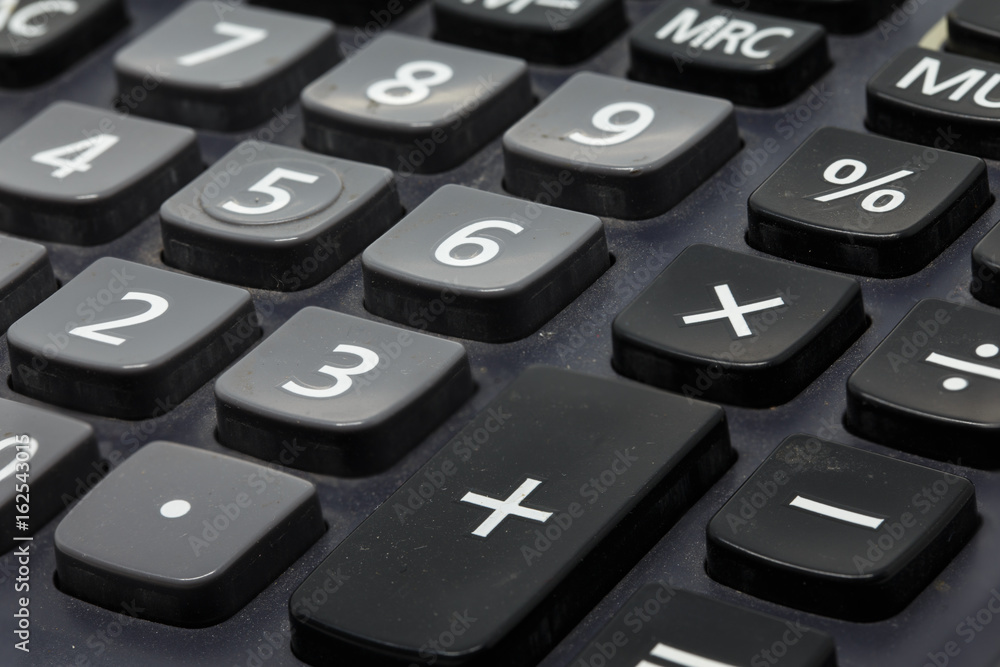 Calculator closeup Calculator closeup