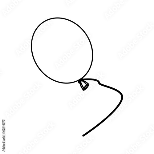 isolated Balloon cartoon