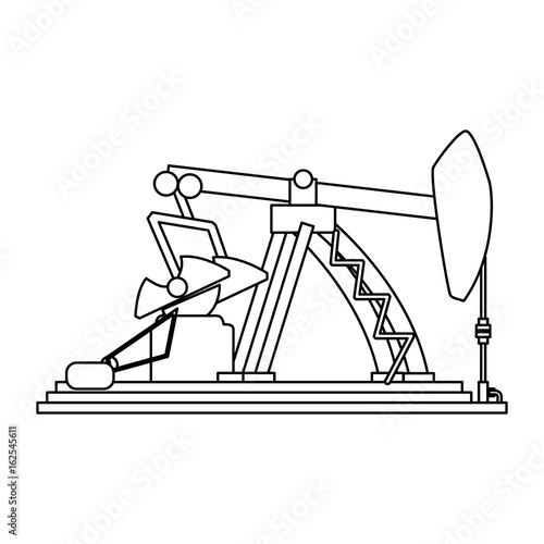 Oil pump silhouette