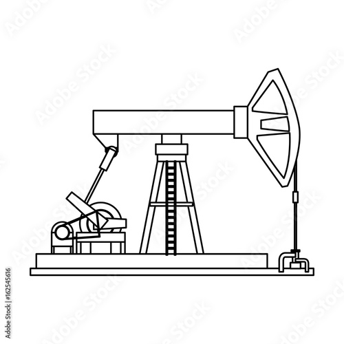 Oil pump silhouette