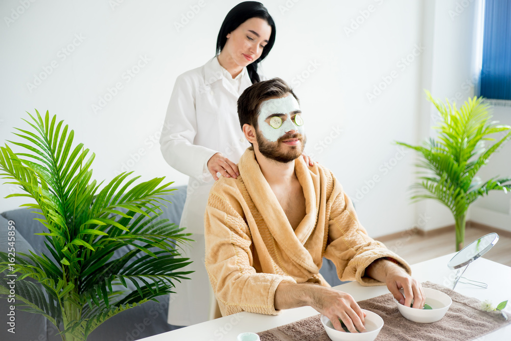 Guy having a massage