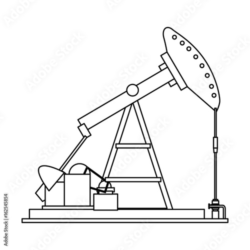 Oil pump silhouette