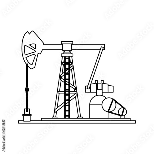 Oil pump silhouette