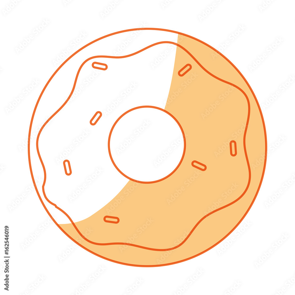 Delicious donut dessert