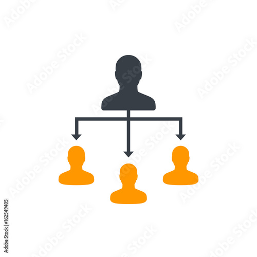delegation, vector illustration