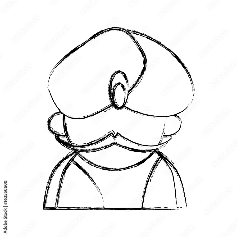 Indian ethic man cartoon Indian ethic man cartoon