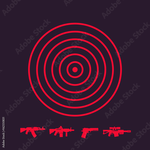 target vector illustration