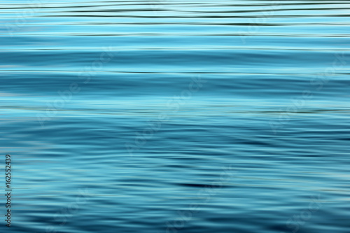 Waving blue water surface