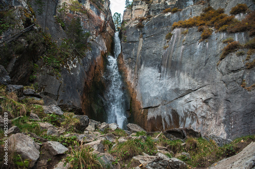 Waterfall on river Shinok