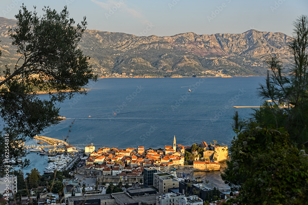 View to Budva old town
