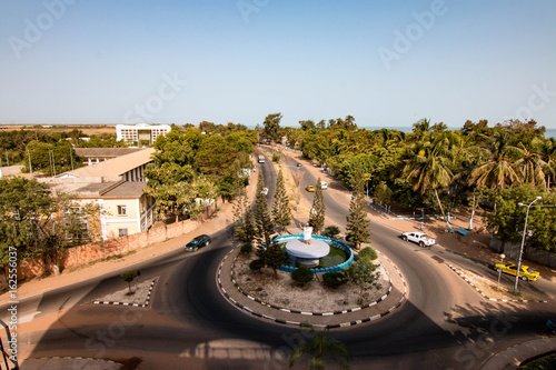 Banjul is the capital of the Gambia, West Africa photo