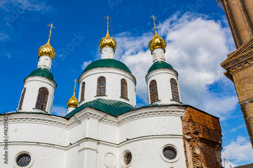 UGLICH, RUSSIA - JUNE 17, 2017: Exterior of the Church of the Theodorovskaya icon of the Mother of God. Architectural monument built in 1818
 photo