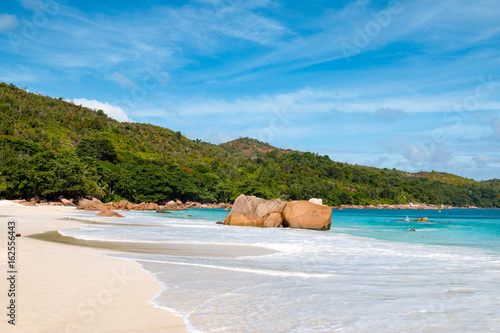 Idyllic beach, Anse Lazio, Praslin, Seychelles