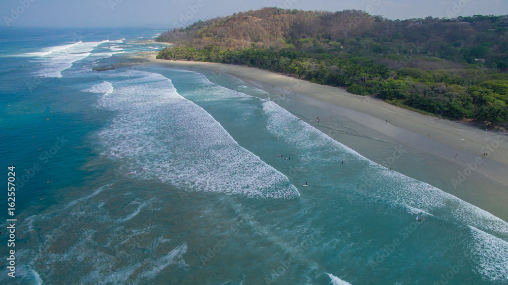 Aerial view of Santa Teresa, Costa Rica