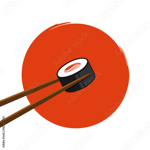 sushi mit lachs