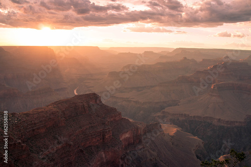 Sunset at Hopi Point in Grand Canyon National Park, United States