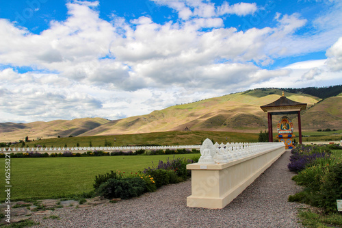 The Garden of One Thousand Buddhas is a spiritual site near Arlee, Montana